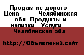 Продам не дорого › Цена ­ 100 - Челябинская обл. Продукты и напитки » Услуги   . Челябинская обл.